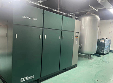 用户升级DREAM的DMWV-160G干式无油VSD螺杆式空气压缩机